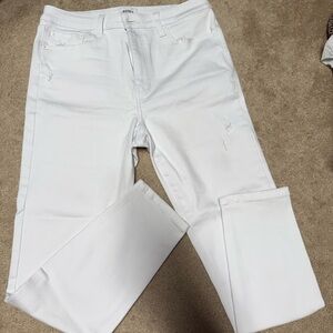 White Distressed Women's Jeans